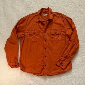 Magellan Outdoors Orange Casual Button Down Shirt Size XL